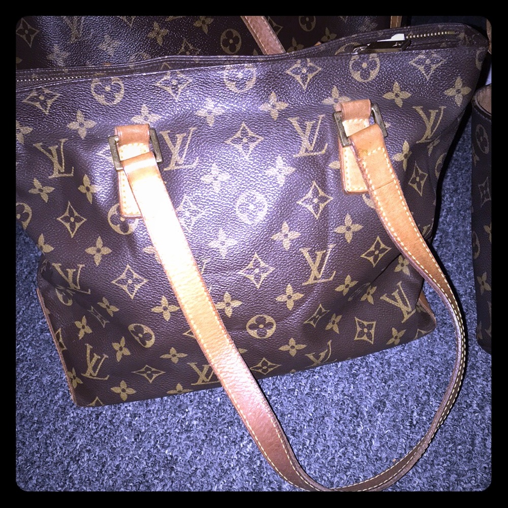 Authentic Louis Vuitton cabas piano tote